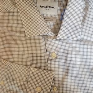 Goodfellow and Co Performance Dress Long Sleeve  Button-Down Shirt  Men's Large